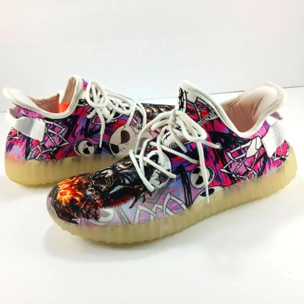 Custom Themed Sneakers Disney's The Nightmare Before Christmas Jack S. Mens 11.5